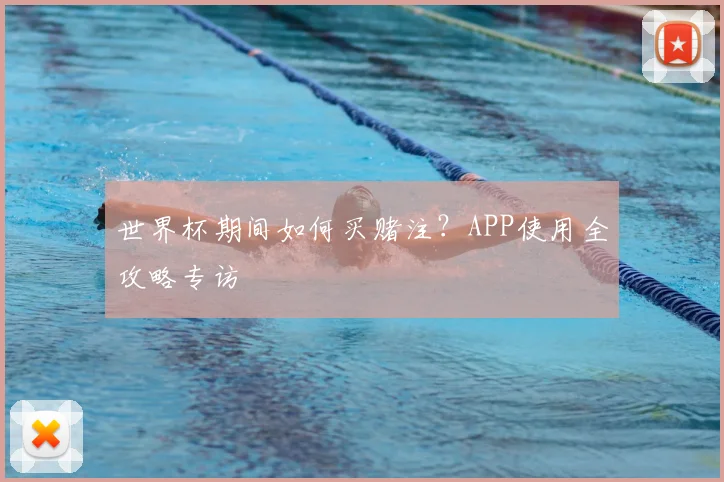世界杯期间如何买赌注?APP使用全攻略专访